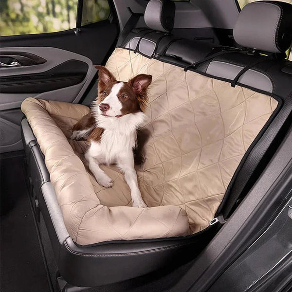 PETRAVEL Dog Car Seat Cover Waterproof Pet Travel Dog Carrier