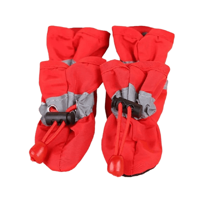 4pcs/set Waterproof Pet Dog Shoes Anti-slip Rain Boots. - Luvpaws