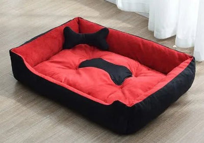 Bed for Dog Cat Puppy Pet Nest Square Soft Plush Kennel sofa. - Luvpaws