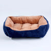 Bed for Dog Cat Puppy Pet Nest Square Soft Plush Kennel sofa. - Luvpaws