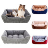 Bed for Dog Cat Puppy Pet Nest Square Soft Plush Kennel sofa. - Luvpaws