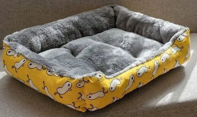 Bed for Dog Cat Puppy Pet Nest Square Soft Plush Kennel sofa. - Luvpaws