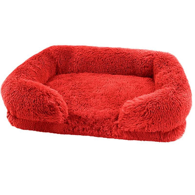 Cozy Winter-Ready Plush Dog Bed - Luvpaws