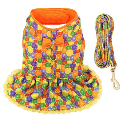 Cute Printed Dog Harness and Leash Set - Luvpaws