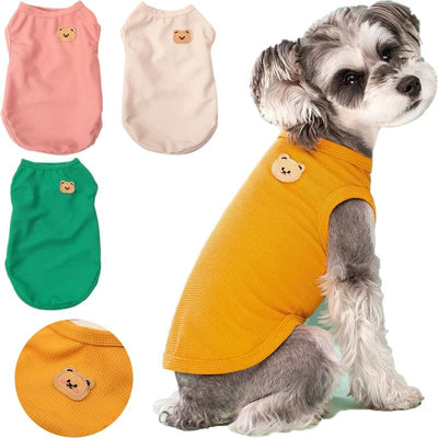 Cute Waffle Grid Dog Vest - Luvpaws