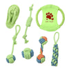 Dog Cotton Rope Teeth Cleaning Toy Set - Luvpaws