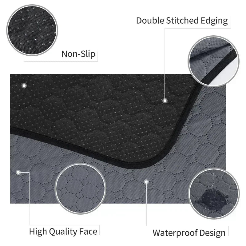 Dog Pee Pad Reusable Washable Waterproof Absorbent Pet Mat. - Luvpaws