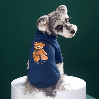 Dogs Winter Cute Clothes Puppy Warm Pullover Sweatshirt Bear Pattern Pet Jacket. - Luvpaws