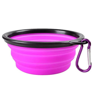 Folding Silicone Pet Feeder Bowl - Luvpaws