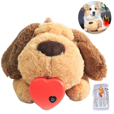 Heartbeat Dog Anxiety Relief Plush toy pet. Training pet aid. - Luvpaws