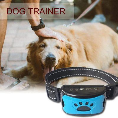 Pet Dog Anti Barking Device Electric Dogs Training Collar Dog Collar Usb Chargeable. - Luvpaws