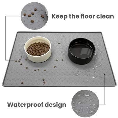 Pet Placemat Dog Food bowl Mat. - Luvpaws