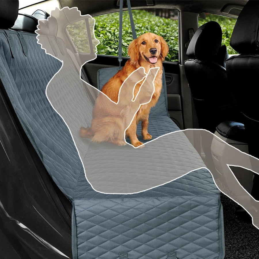 PETRAVEL Dog Car Seat Cover Waterproof Pet Travel Dog Carrier Hammock Car Rear Back Seat Protector Mat Safety Carrier For Dogs - Luvpaws