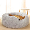 Round Super Soft Plush Dog Bed - Luvpaws