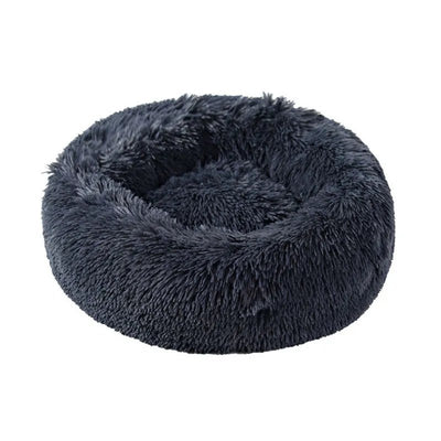 Round Super Soft Plush Dog Bed - Luvpaws