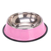 Stainless Steel Non-Slip Pet Round Bowl - Luvpaws