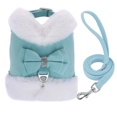 Warm Winter Dog Harness and Leash Set - Luvpaws