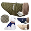 Waterproof Fur Collar Dog Jacket Winter Warm Fleece Dog Clothes for Small Dogs Puppy Pet. - Luvpaws